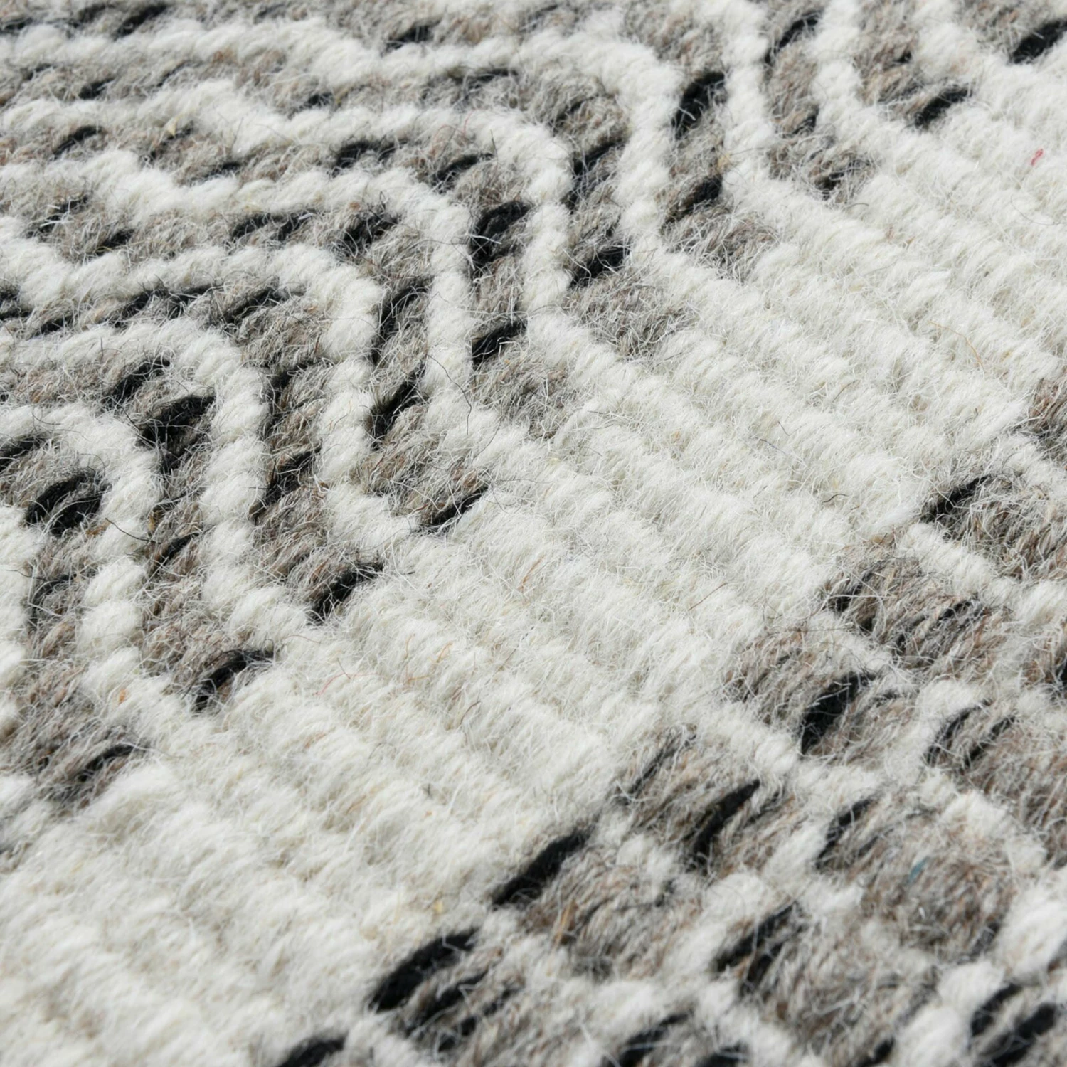 Teppich - natural grey - handgewebt - 80x150 cm 5 Teppich - natural grey - handgewebt - 80x150 cm – Bild 3