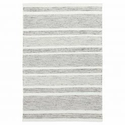 Teppich - natural grey - handgewebt - 80x150 cm