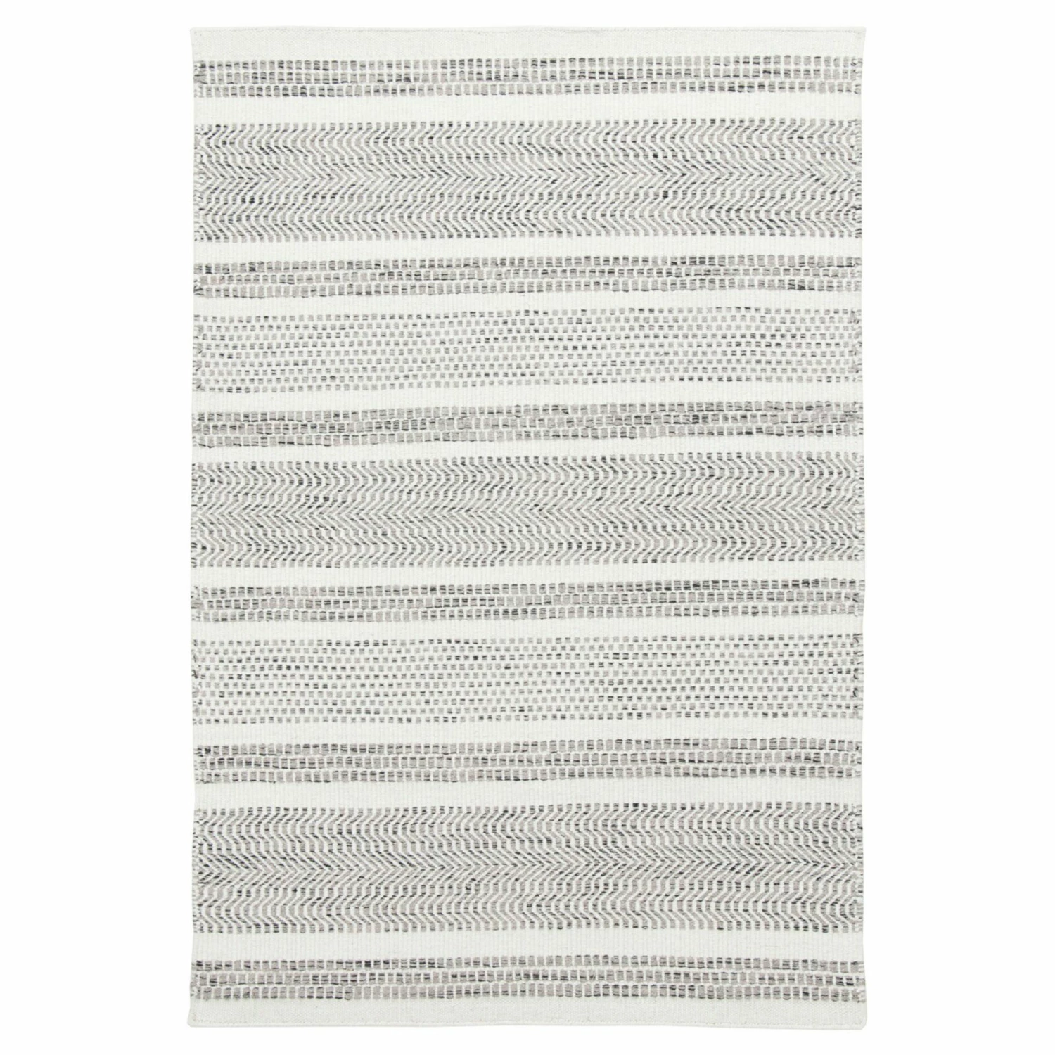 Teppich - natural grey - handgewebt - 80x150 cm 3 Teppich - natural grey - handgewebt - 80x150 cm