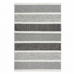 Teppich - natural grey - handgewebt - 80x150 cm