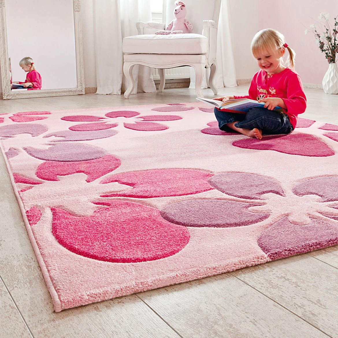 Teppich - pink - 80x150 cm 5 Teppich - pink - 80x150 cm – Bild 3