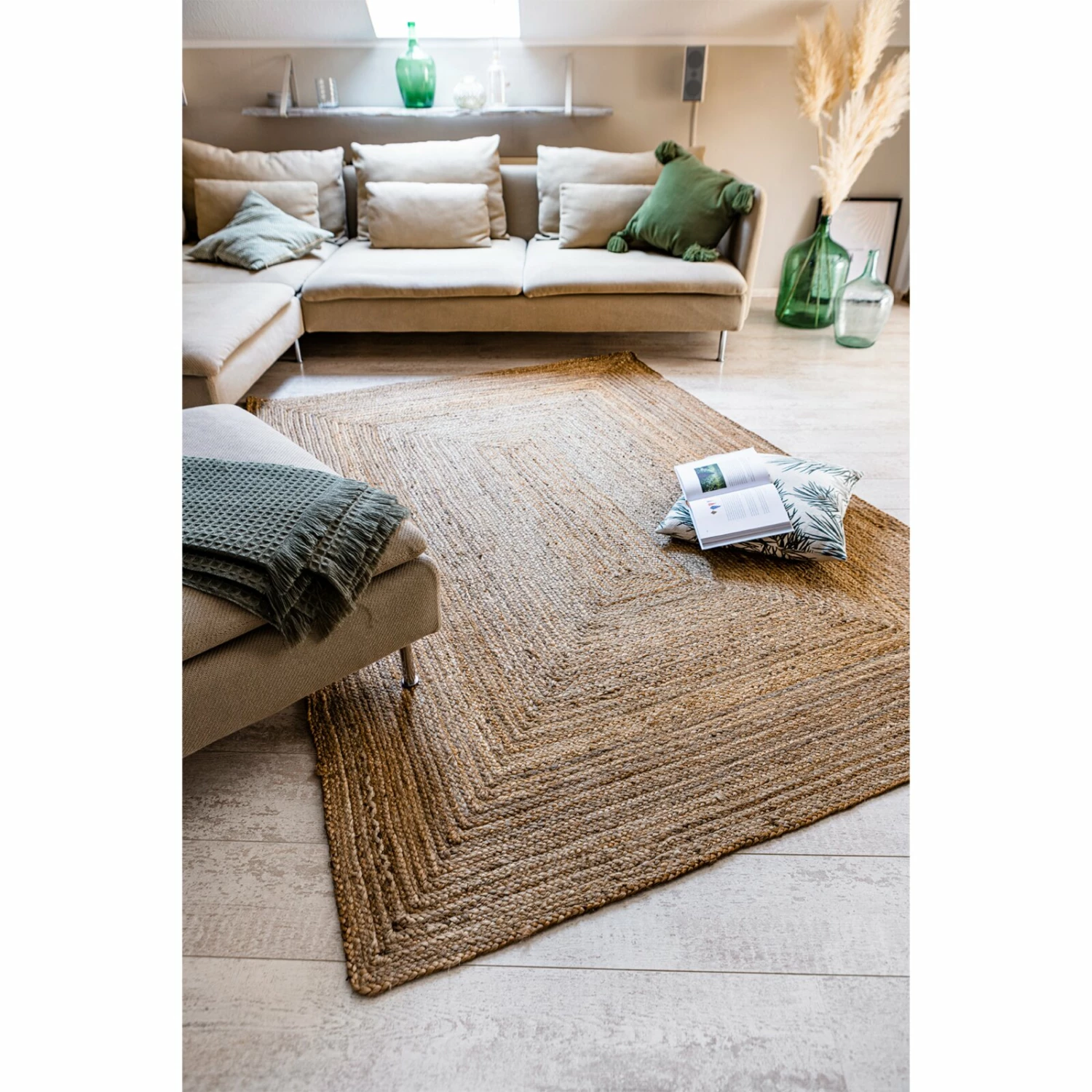 Teppich - natur - 80x200 cm 4 Teppich - natur - 80x200 cm – Bild 2