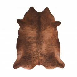 Teppich - braun-schwarz - 125x155 cm