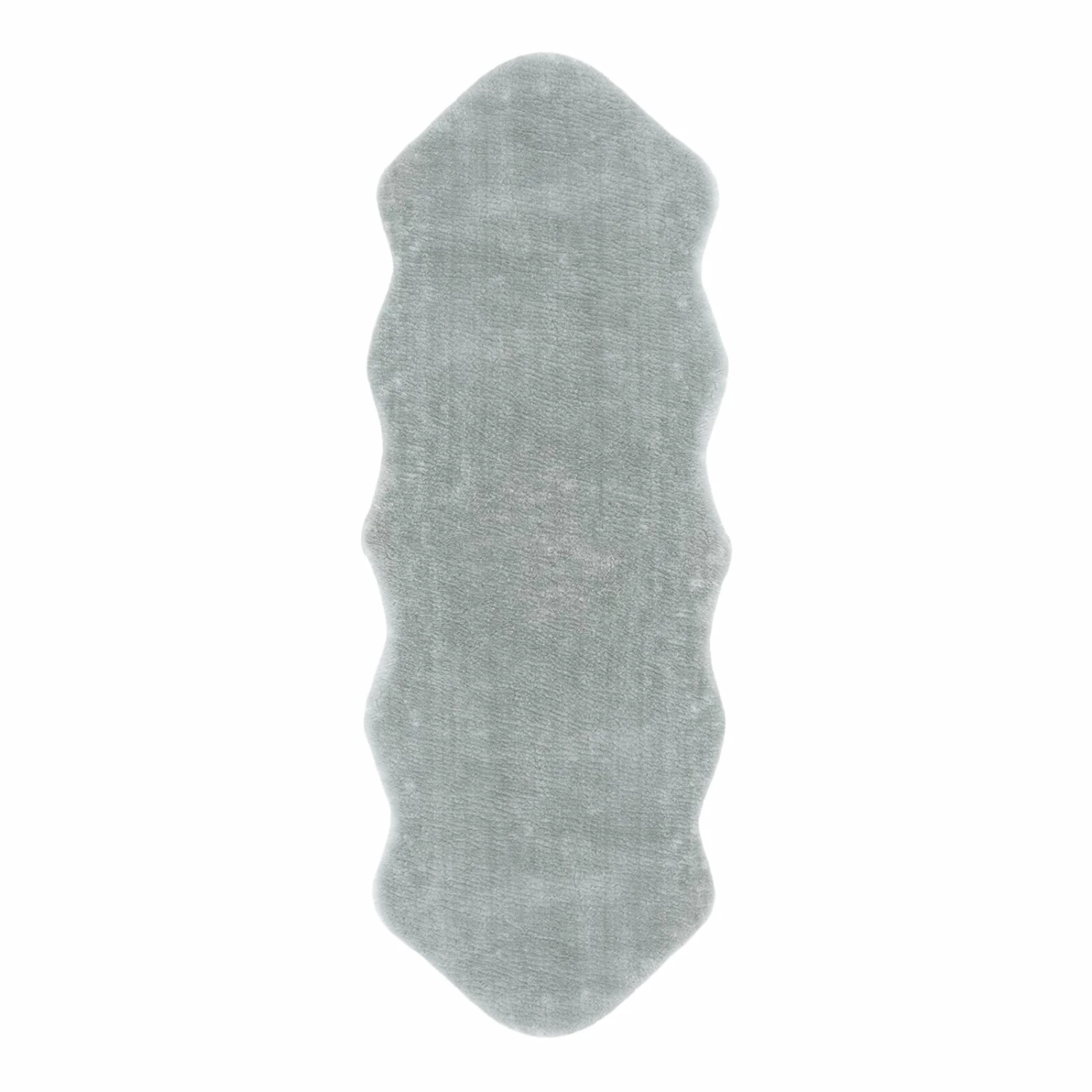 Kunstfell-Teppich - hellgrau - 55x160 cm 5 Kunstfell-Teppich - hellgrau - 55x160 cm – Bild 3