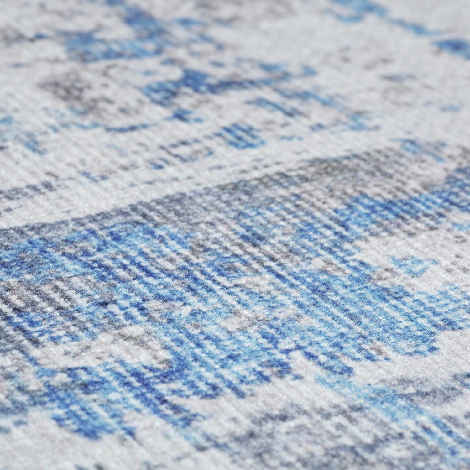 Teppich - creme-blau - 80x150 cm 4 Teppich - creme-blau - 80x150 cm – Bild 2