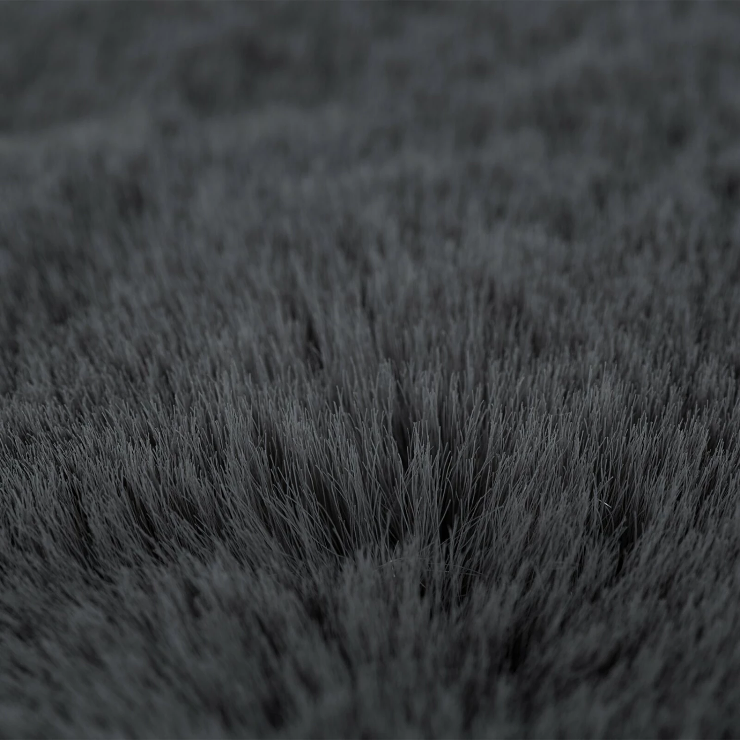 Teppich - anthrazit - rund - Ø 80 cm 4 Teppich - anthrazit - rund - Ø 80 cm – Bild 2