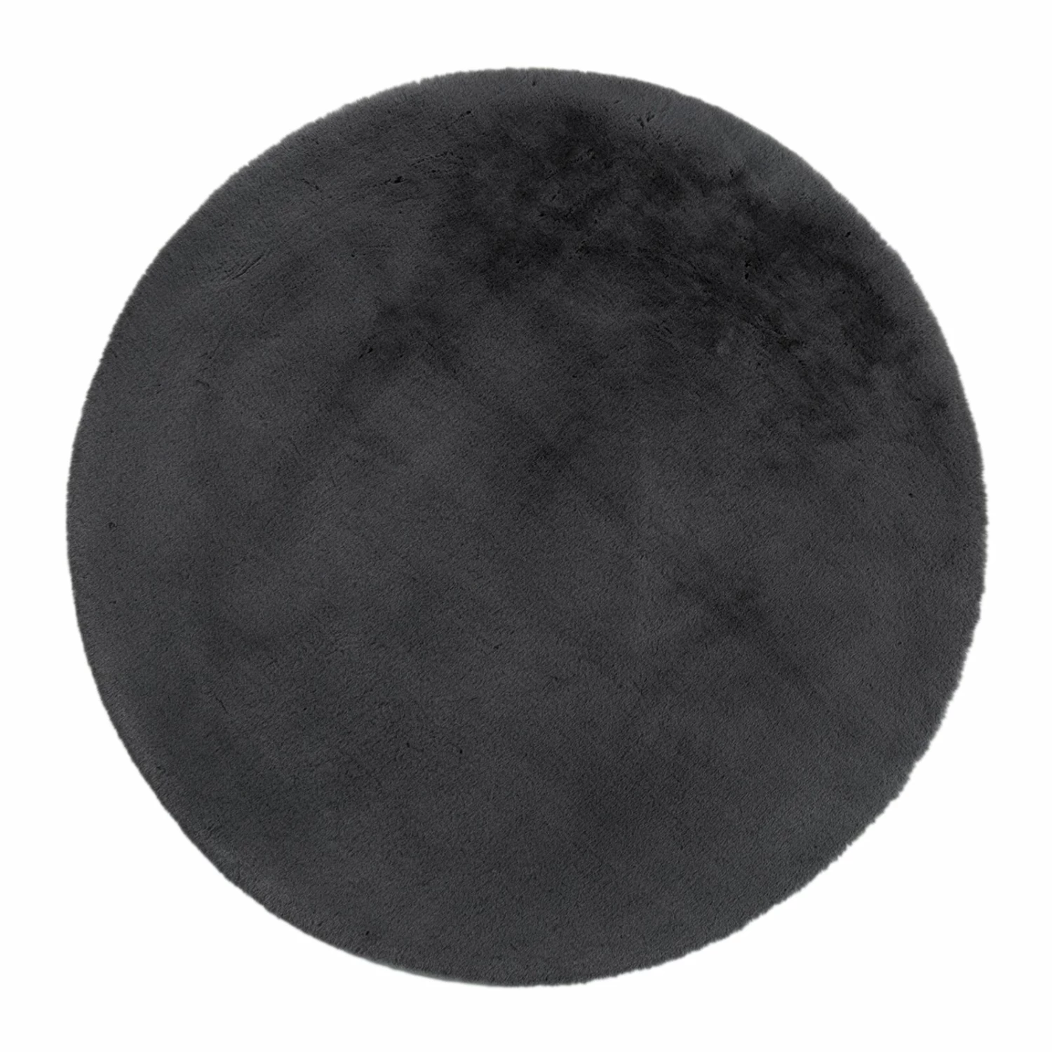 Teppich - anthrazit - rund - Ø 80 cm 3 Teppich - anthrazit - rund - Ø 80 cm