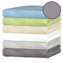 Jersey-Spannbettlaken - anthrazit - 100x200 cm