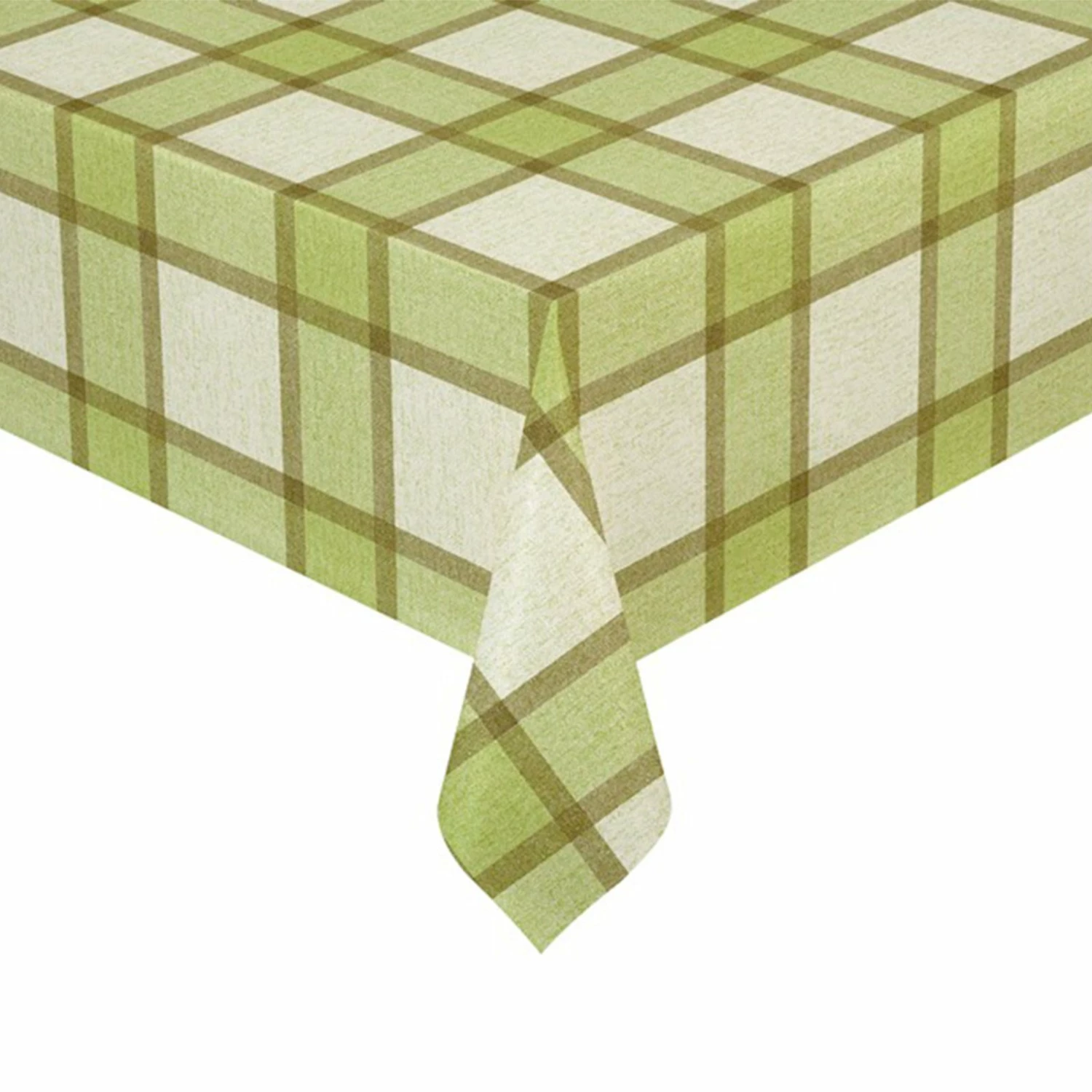 Tischdecke - lindgrün - Karo - 140 cm breit 3 Tischdecke - lindgrün - Karo - 140 cm breit