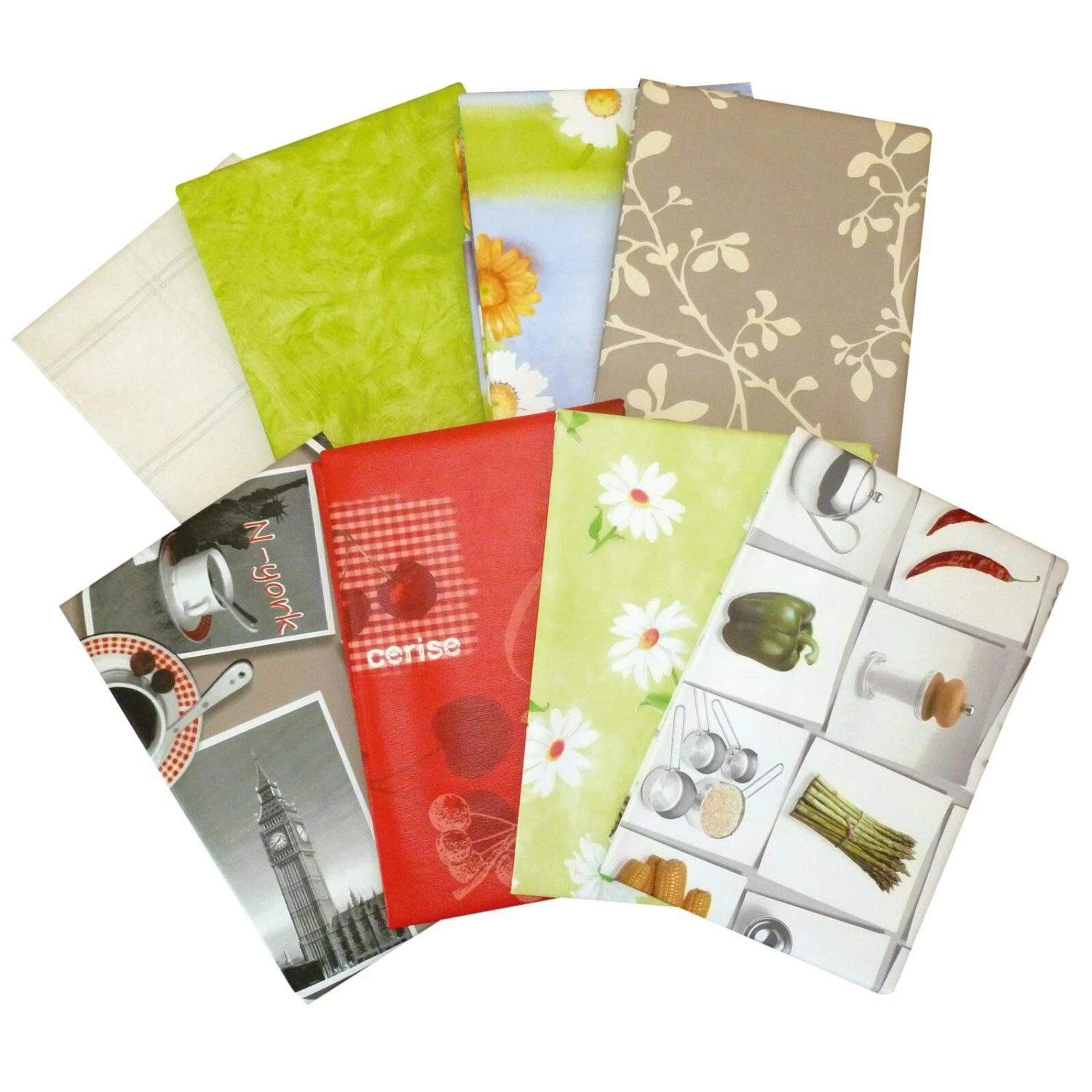 Tischdecke - sortierte Designs - rund - 140 cm 3 Tischdecke - sortierte Designs - rund - 140 cm