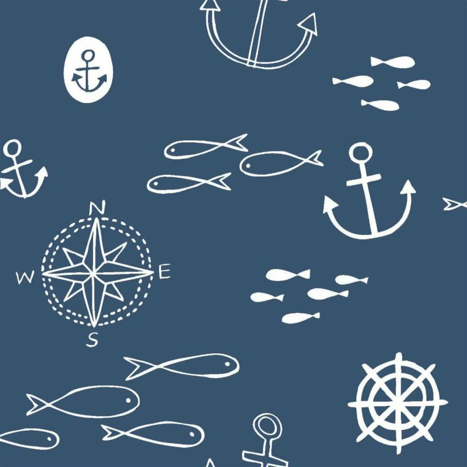 Stoff - marine - 160 cm breit 3 Stoff - marine - 160 cm breit