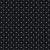 Stoff - schwarz - Punkte - 140 cm breit