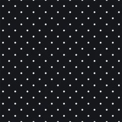 Stoff - schwarz - Punkte - 140 cm breit