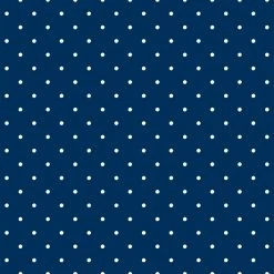 Stoff - marine - Punkte - 140 cm breit