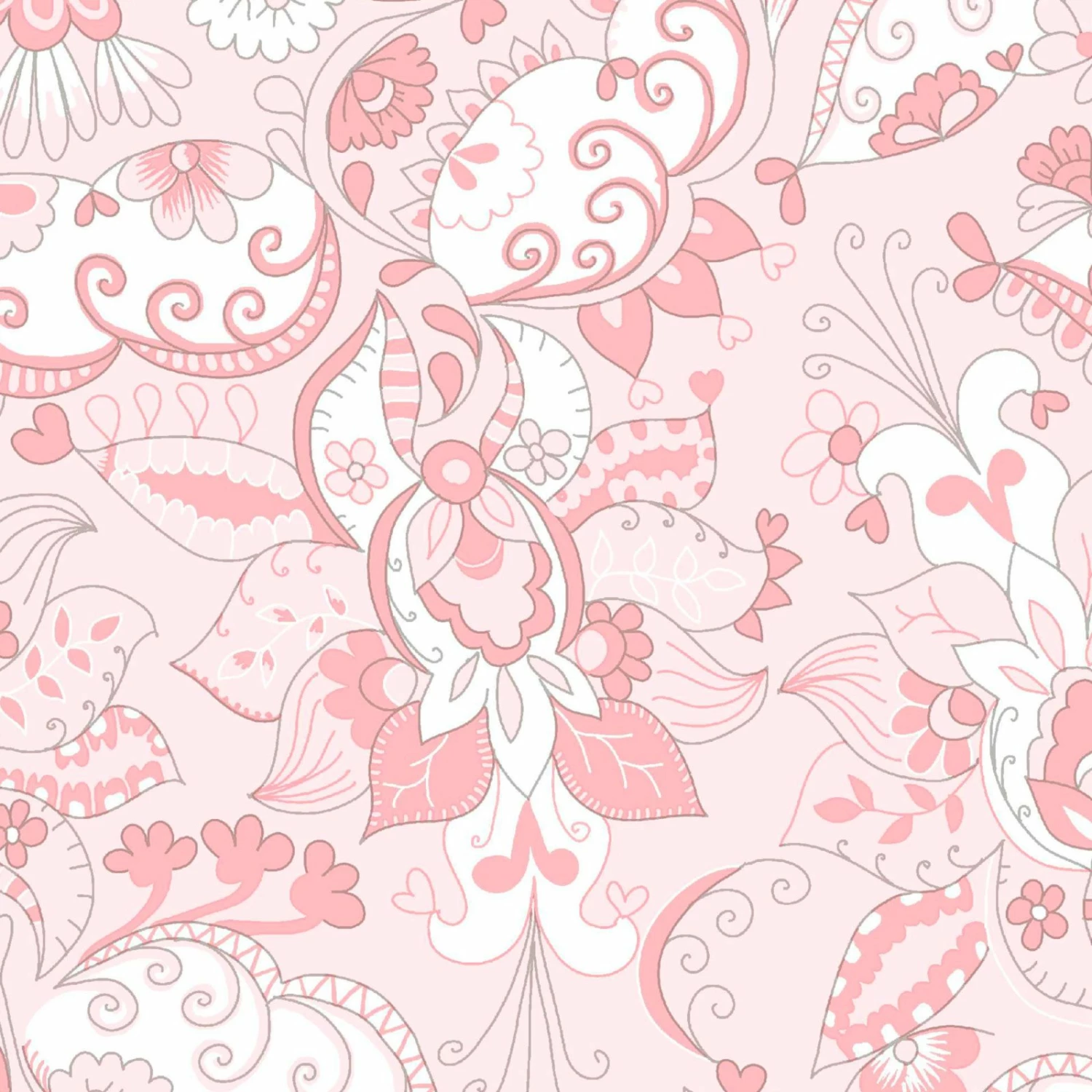 Jersey-Stoff - rosa-weiß - 160 cm breit 3 Jersey-Stoff - rosa-weiß - 160 cm breit