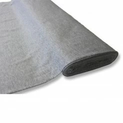 Stoff - grau meliert - 155 cm breit