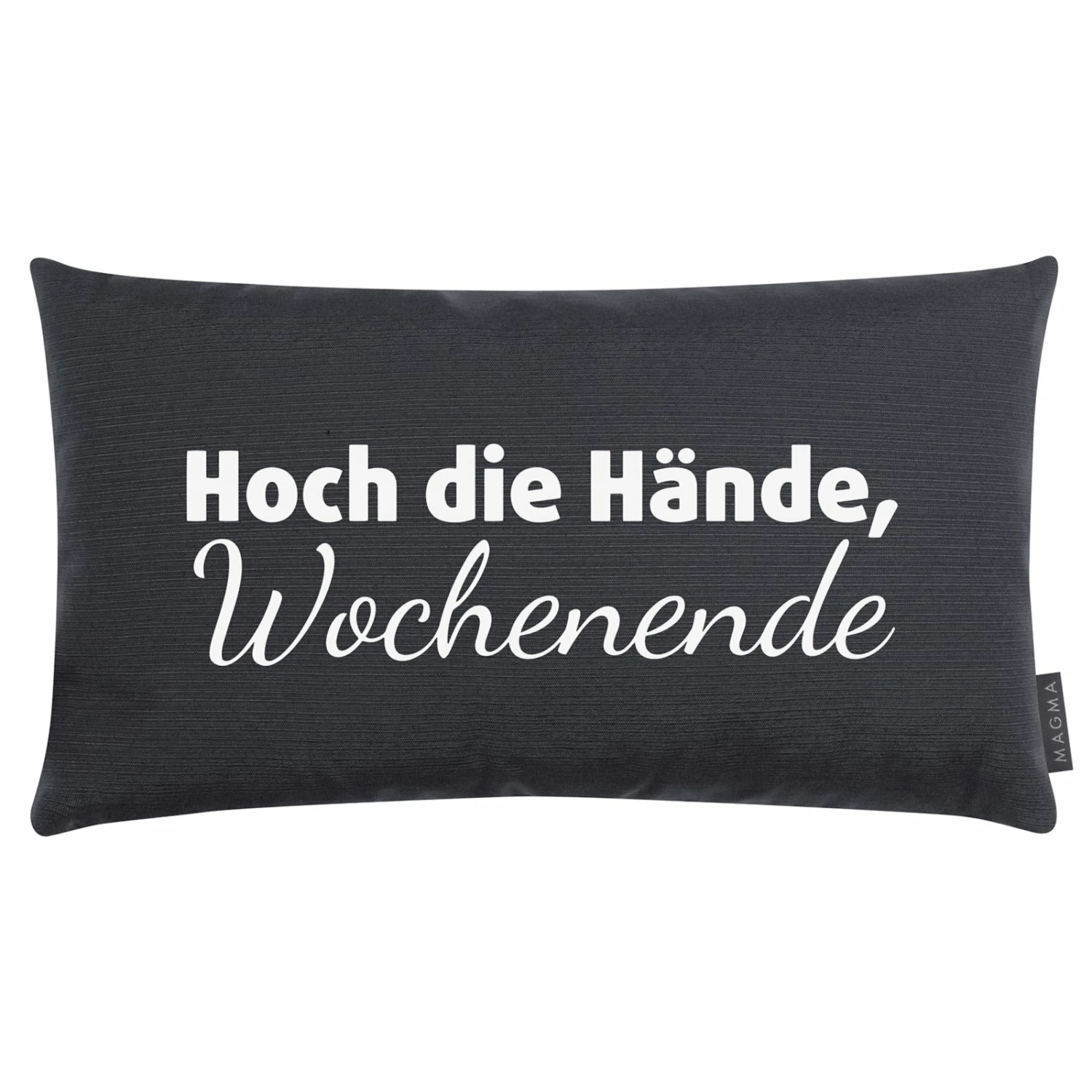 Kissen - anthrazit - 50x30 cm 3 Kissen - anthrazit - 50x30 cm