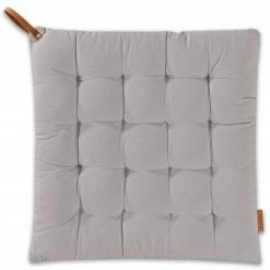 Stuhlkissen - Stone washed-grau - 40x40 cm