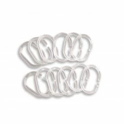 Calimosa 12er Pack Ringe - klar - Kunststoff