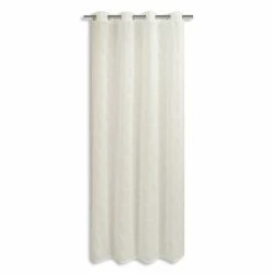 Ösenvorhang - weiß - 140x245 cm