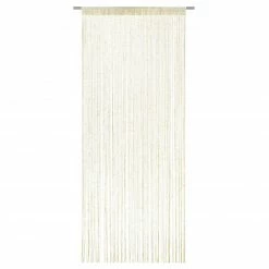 Fadenvorhang - weiß - 90x245 cm