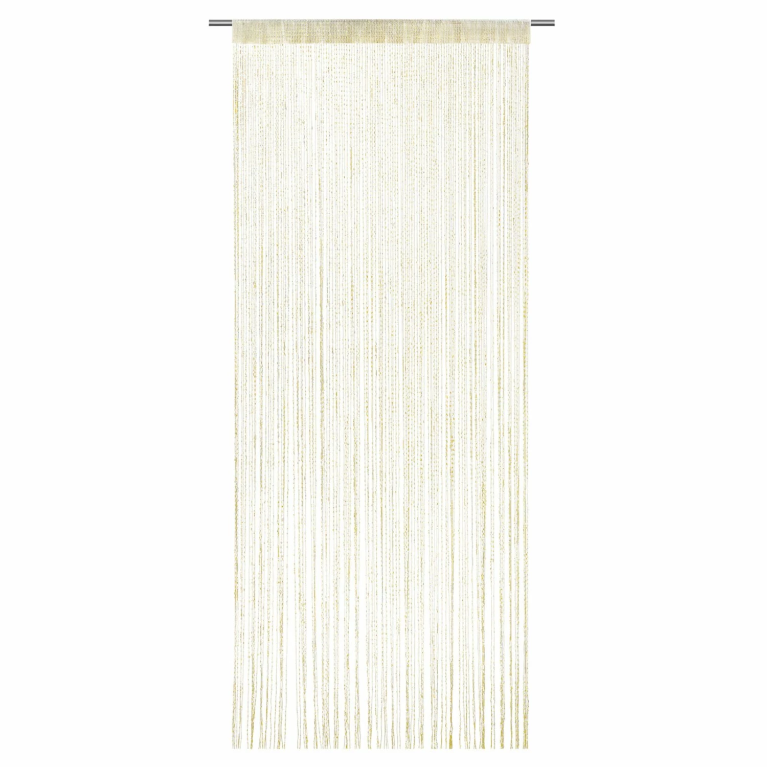 Fadenvorhang - weiß - 90x245 cm 3 Fadenvorhang - weiß - 90x245 cm