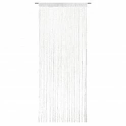 Fadenvorhang - weiß - 90x245 cm