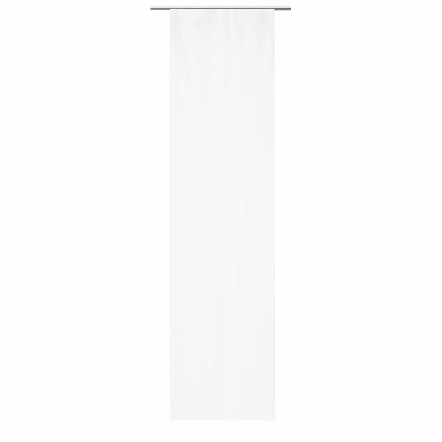 Schiebevorhang-Set - weiß - uni - 60x245 cm 3 Schiebevorhang-Set - weiß - uni - 60x245 cm