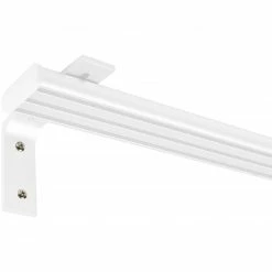 Gardinenschiene - weiß - Aluminium - 180 cm Länge