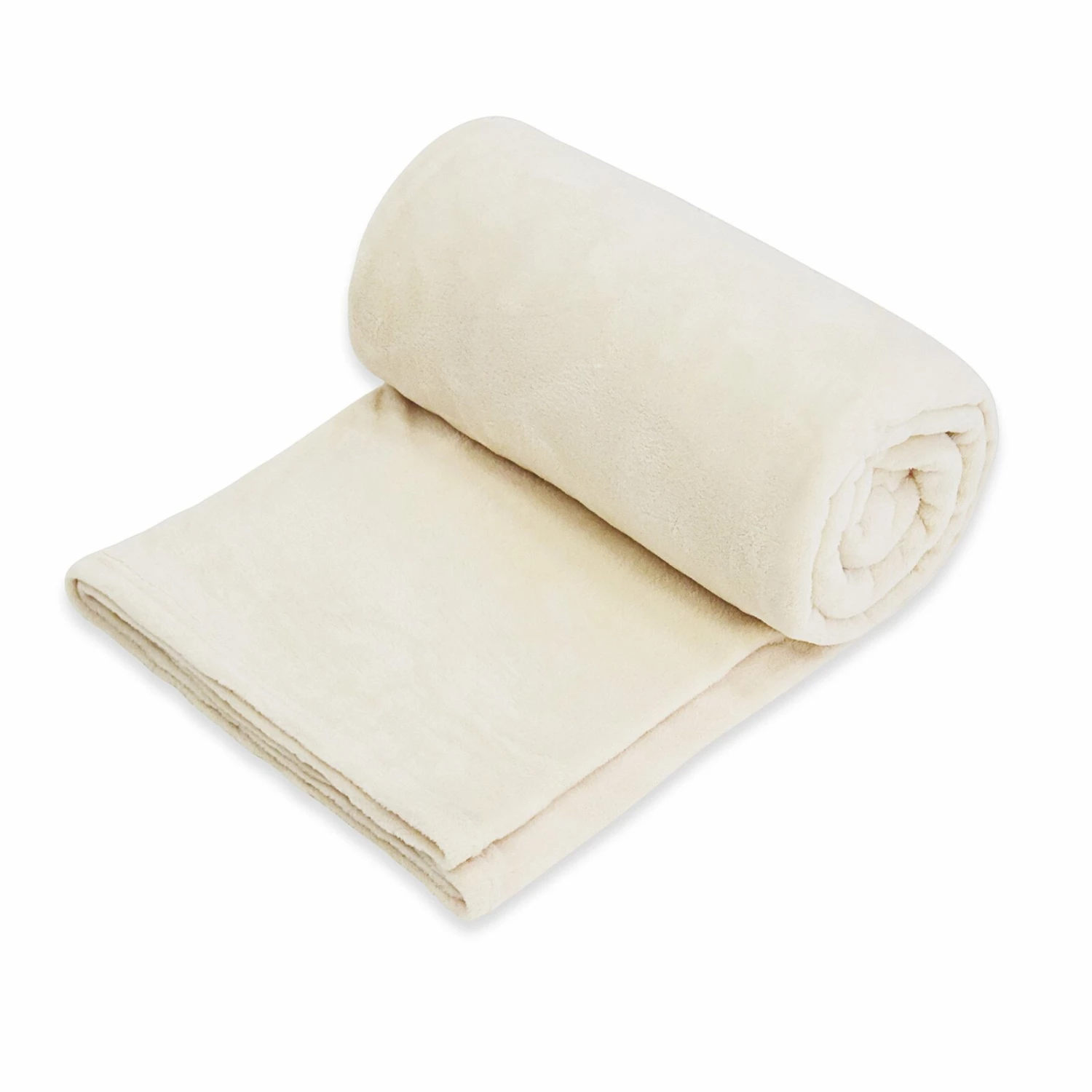 Microfleecedecke - wollweiß - Polyester- 220x240 cm 3 Microfleecedecke - wollweiß - Polyester- 220x240 cm