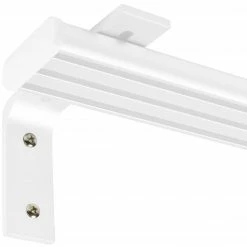 Wandträger für Gardinenschiene - weiß - 2er Pack