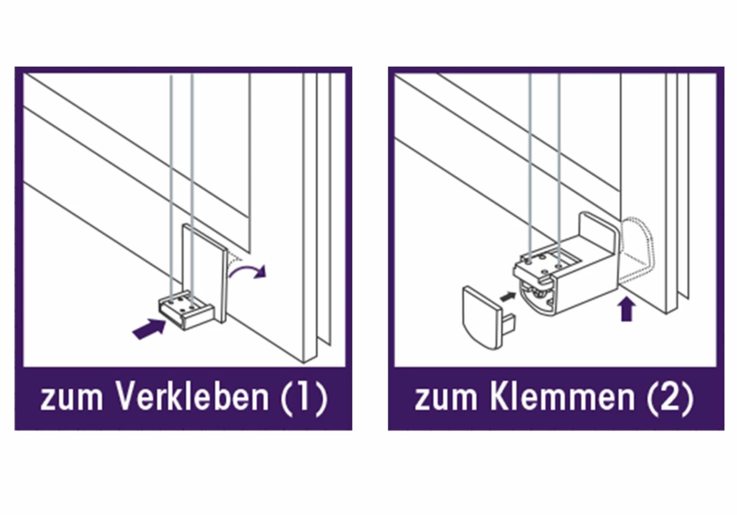 homara Plissee - weiß - grafisch - 40x130 cm 4 homara Plissee - weiß - grafisch - 40x130 cm – Bild 2