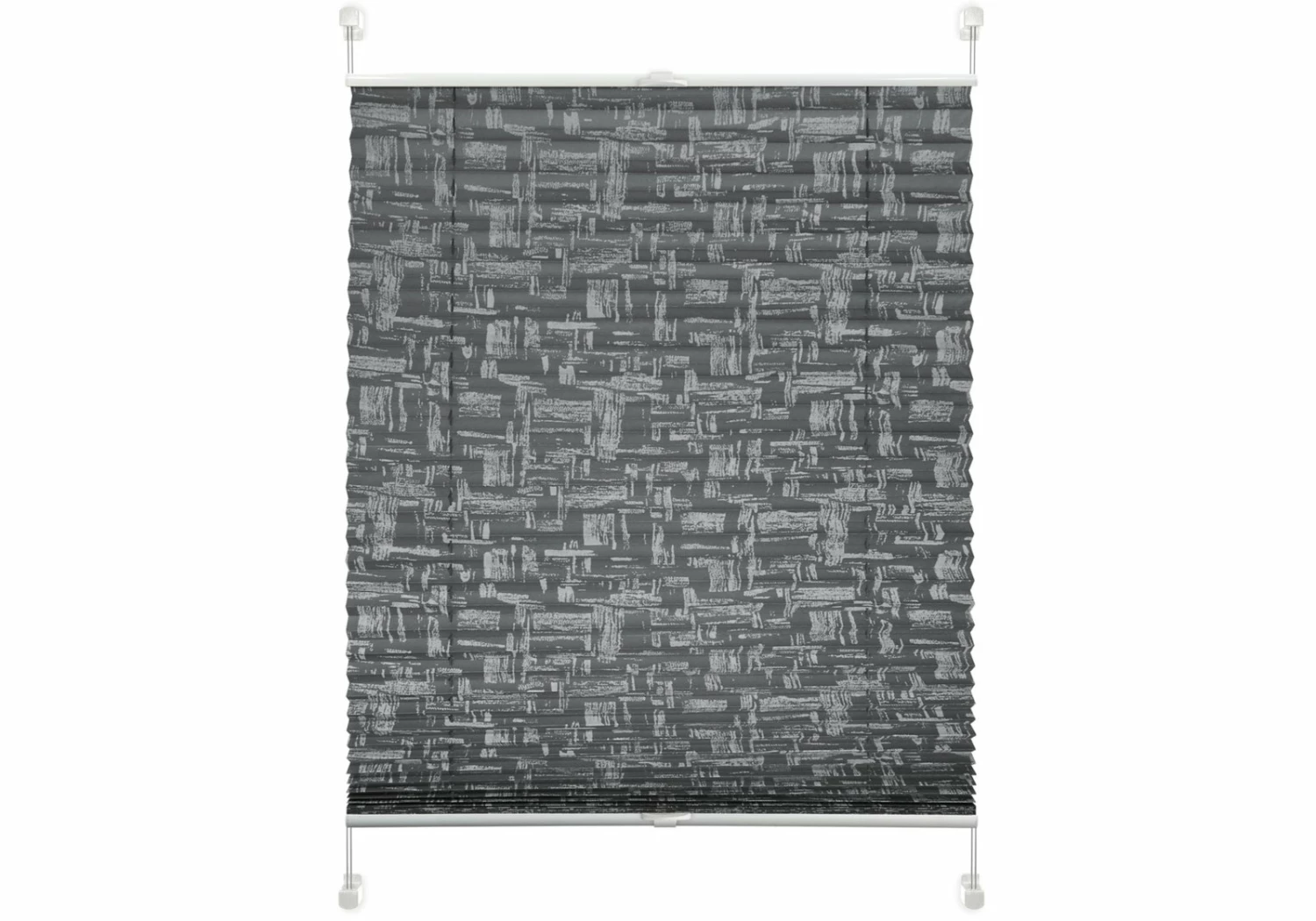 homara Plissee - grau - grafisch - 40x130 cm 3 homara Plissee - grau - grafisch - 40x130 cm