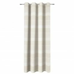 Ösenvorhang - beige-wollweiß - 140x245 cm