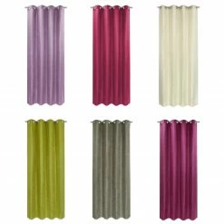 Ösenvorhang - farblich sortiert - 140x245 cm