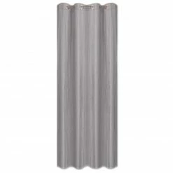 Ösenvorhang - silber - 130x245 cm