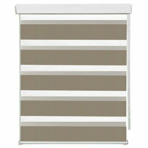 Doppelrollo mit Blende - stone - 60x160 cm 3 Doppelrollo mit Blende - stone - 60x160 cm