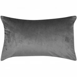 Kissen - anthrazit - Samt - 30x50 cm