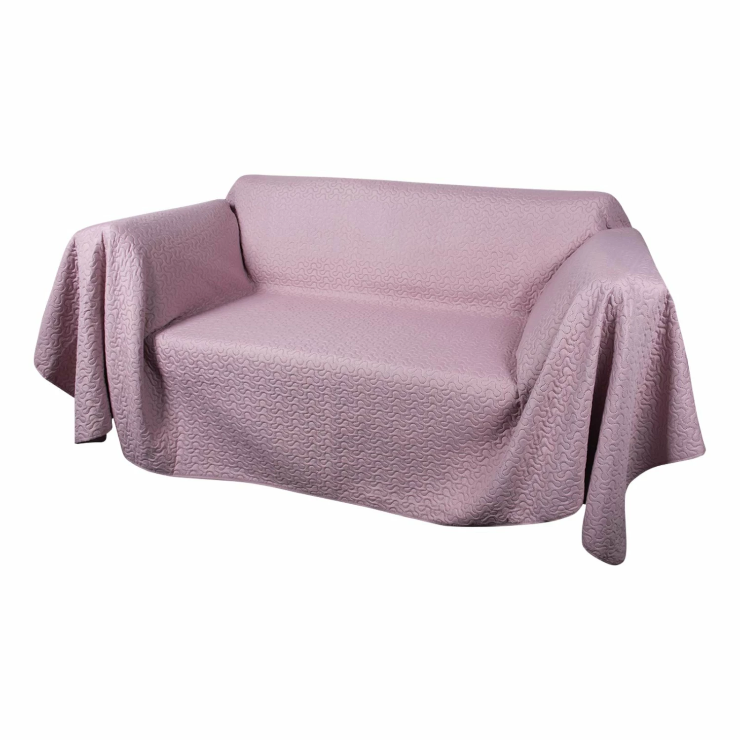 Sofaüberwurf - altrosa - Microfaser - 210x280 cm 3 Sofaüberwurf - altrosa - Microfaser - 210x280 cm
