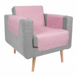 Sesselschoner - altrosa - Microfaser - 160x50 cm