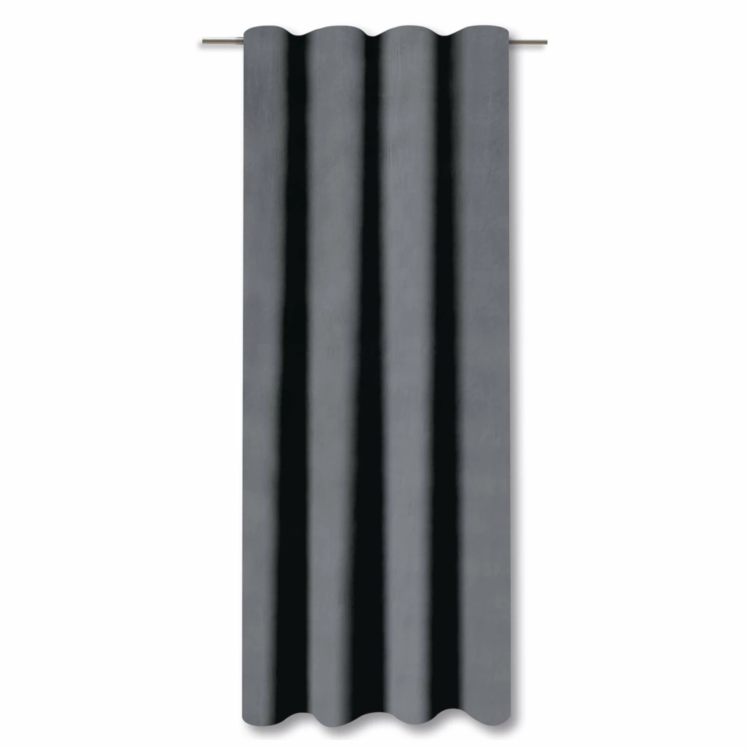 Kombischal - anthrazit - Samtoptik - 135x245 cm 3 Kombischal - anthrazit - Samtoptik - 135x245 cm