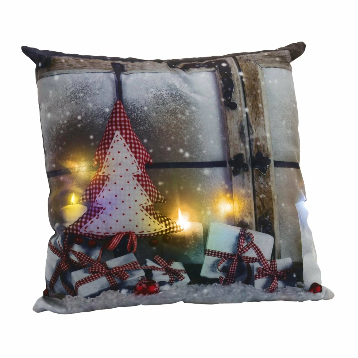 LED-Kissen - sortiert - verschiedene Designs - 40x40 cm 4 LED-Kissen - sortiert - verschiedene Designs - 40x40 cm – Bild 2