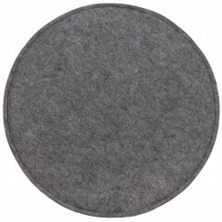 Sitzkissen - grau - Filz - Ø 35 cm