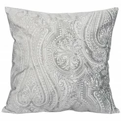 Kissen - silber - 48x48 cm