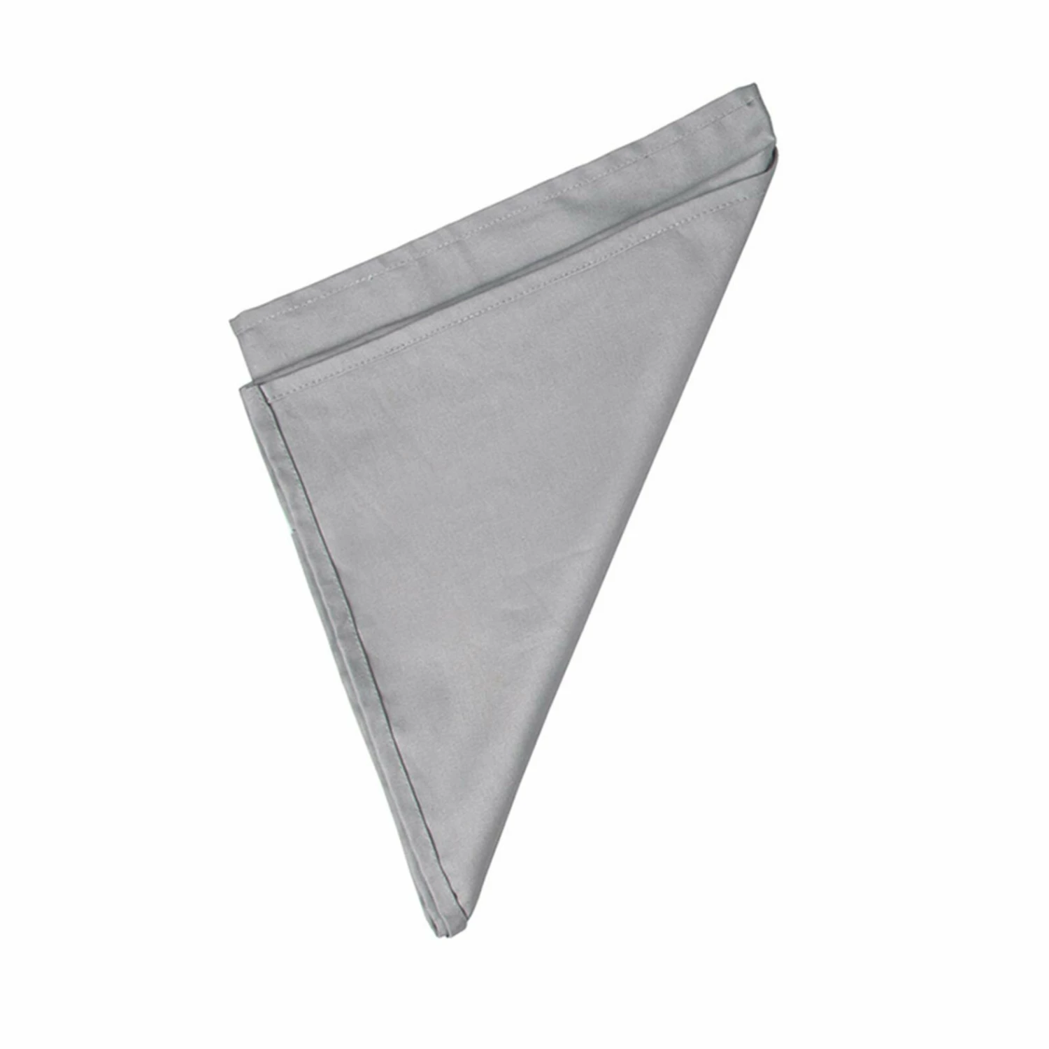 Tischdecke - grau - uni - 80x80 cm 3 Tischdecke - grau - uni - 80x80 cm