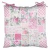 Sitzkissen - rosa-weiß - Patchwork - 40x40 cm -Heimtextilien Verkäufe 2353032700 1600Wx1600H