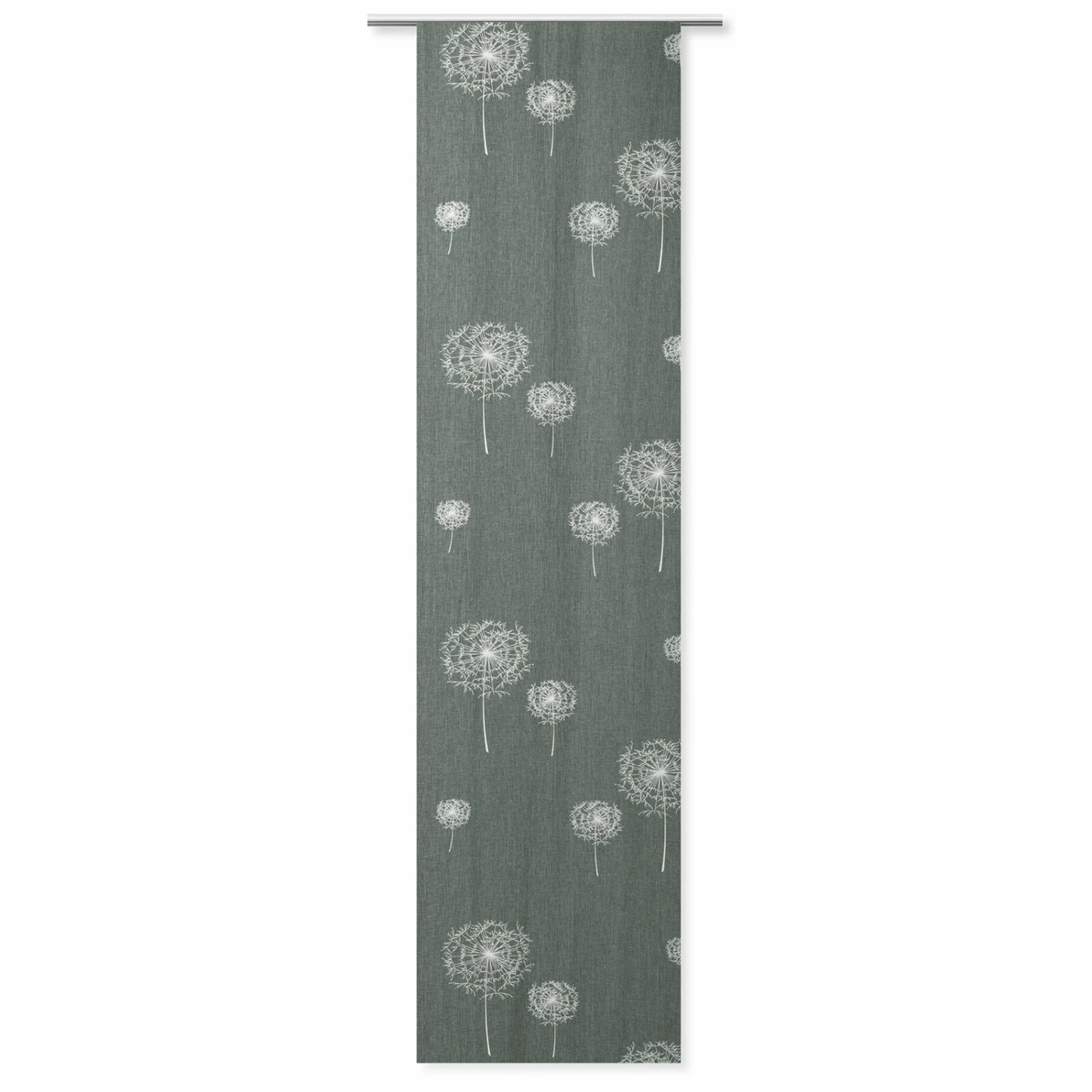 Schiebevorhang - grau - Pusteblumen - 60x245 cm 3 Schiebevorhang - grau - Pusteblumen - 60x245 cm