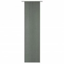 Schiebevorhang - grau - uni - 60x245 cm
