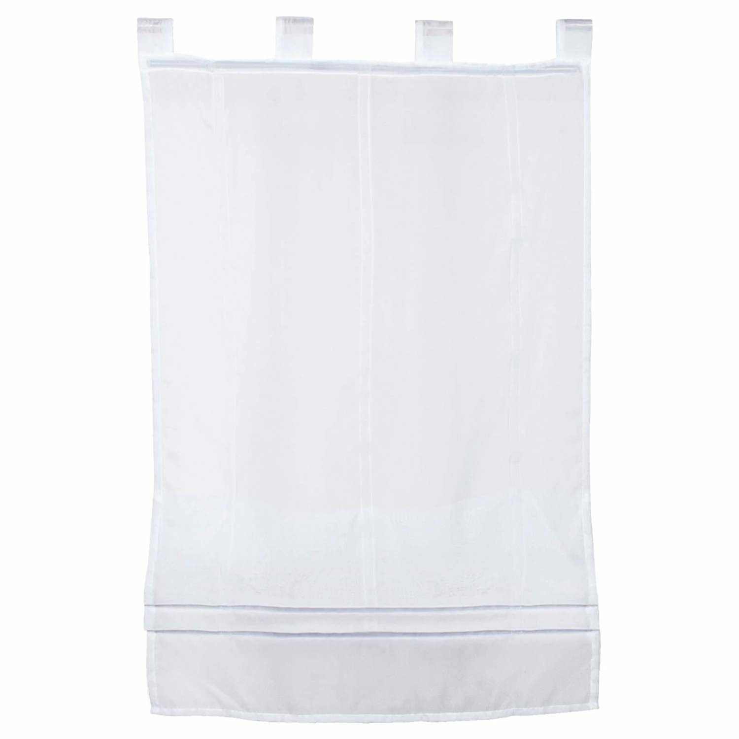 Raffrollo - weiß - 60x140 cm 3 Raffrollo - weiß - 60x140 cm