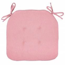 Sitzkissen - puderrosa - Cord - 41x41 cm